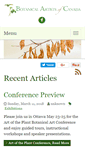 Mobile Screenshot of botanicalartistsofcanada.org